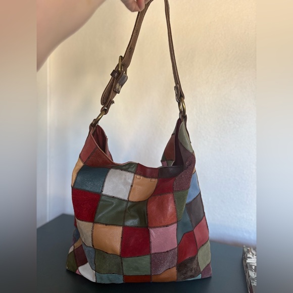Lucky Brand Multicolor Patchwork Hobo Bag - Picture 1 of 8